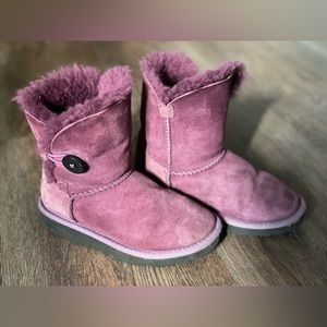 UGG Genuine Shearling Boots Little Girls Sz 13